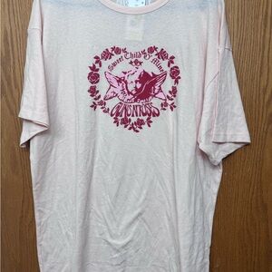 Guns n Roses Pink Graphic T-Shirt
